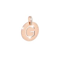 Pendente Rebecca Donna My World Alphabet in Bronzo Cubic Zirconia BWUPRG07
